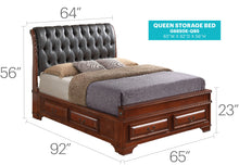 Load image into Gallery viewer, Storage Bed Elegant Transitional
