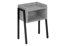 Load image into Gallery viewer, 23" End Table With Shelf - Black And Gray
