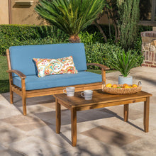 Load image into Gallery viewer, Outdoor Chat Set With Coffee Table And Loveseat
