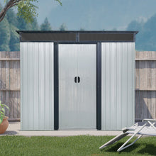 Load image into Gallery viewer, Outdoor Metal Storage Shed And Transparent Plate For Garden, Lawn

