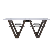 Load image into Gallery viewer, Glass Reclaimed Coffee Table - Brown
