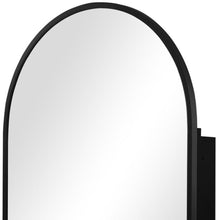 Load image into Gallery viewer, 24" Arch Metal Framed Mirror Set - Black
