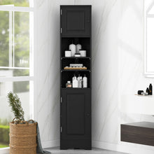 Load image into Gallery viewer, Multi Functional Corner Cabinet With Adjustable Shelves And 2 Doors
