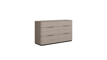 Load image into Gallery viewer, 56" Wood Six Drawer Double Dresser - Beige
