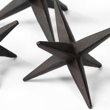 Load image into Gallery viewer, Star Tabletop Sculptures (Set of 3) - Black
