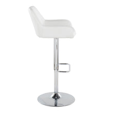 Load image into Gallery viewer, Daniella - Contemporary Adjustable Barstool With Swivel With Rounded Rectangle Footrest (Set of 2)
