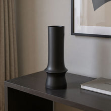 Load image into Gallery viewer, Abstract Cylinder Table Vase (397544) - Black
