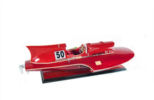Load image into Gallery viewer, Hand Painted Decorative Boat - Red
