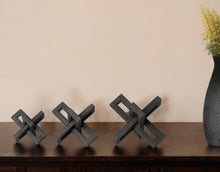 Load image into Gallery viewer, Tabletop Sculpture (Set of 3) - Black
