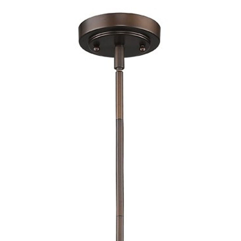 Hanging Light With Dome Shade - Antique Bronze / Brown