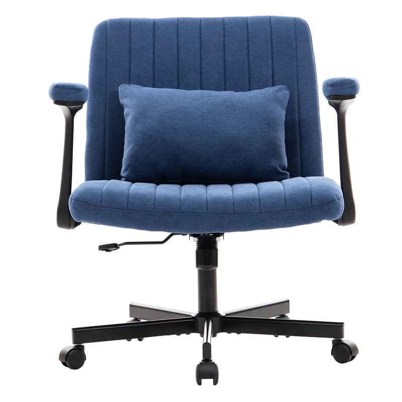 Criss Cross Armrest Office Chair With Wheels