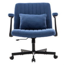 Load image into Gallery viewer, Criss Cross Armrest Office Chair With Wheels
