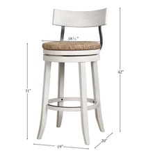 Load image into Gallery viewer, Stool With Natural Seagrass Seat
