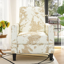 Load image into Gallery viewer, Push Back Upholstered Recliner Armchair
