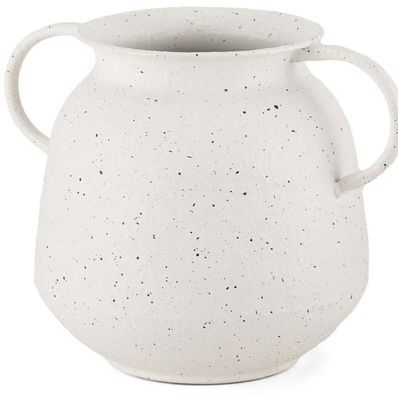 Speckle Amphora Table Vase (608371) - White