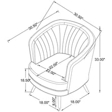 Load image into Gallery viewer, Tufted Upholstered Lounge Seating Chair
