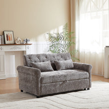 Load image into Gallery viewer, Loveseat Sofa Bed, Pull - Out Couch Sleeper &amp; 2 Pillows
