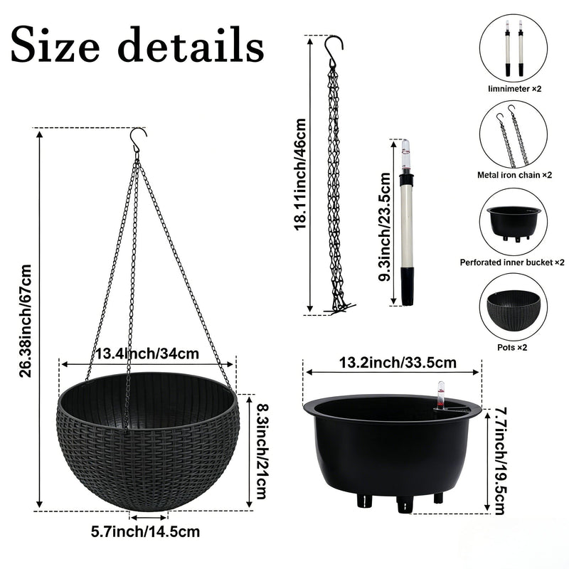 Self Watering Hanging Planter