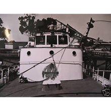 Load image into Gallery viewer, Hand Painted Model Boat (624572) - Blue / White
