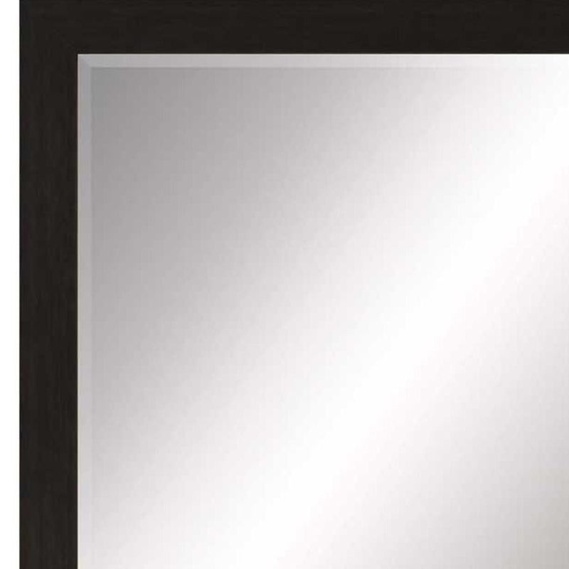 53" Accent Mirror - Dark Brown