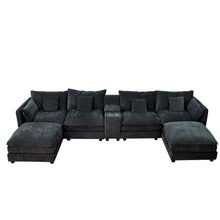 Load image into Gallery viewer, U Shaped Sectional Cloud Couch For Living Room
