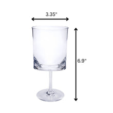 Load image into Gallery viewer, Halo - Leadingware Oval Plastic Wine Glasses (Set of 4) Unbreakable Bpa Free Acrylic, 12Oz - Clear

