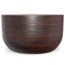 Load image into Gallery viewer, Metal Round Drum End Table - Bronze
