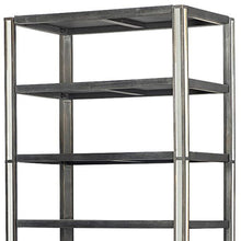 Load image into Gallery viewer, Mirrored Four Tier Bookcase With Three Drawers - Dark Brown
