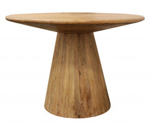 Load image into Gallery viewer, 42" Solid Wood Pedestal Base Round Top Dining Table - Natural
