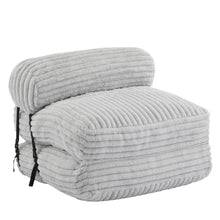 Load image into Gallery viewer, Latina - Indoor Foldbable Bean Bag Lounge Chair - Light Gray
