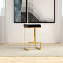 Load image into Gallery viewer, Joel - Mid Century Modern Luxury Upholstered Stool
