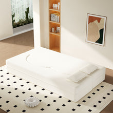 Load image into Gallery viewer, Floor Sofa With 2 Pillows, Convertible Twin Size Mattress For Living Room
