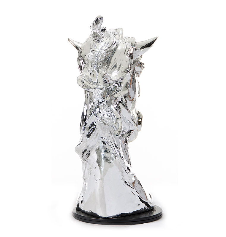 Figurine Tabletop Sculpture - Silver