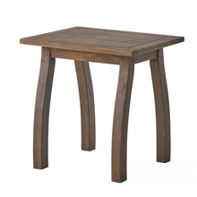 Load image into Gallery viewer, Kinesis - Outdoor Side Table With Slatted Top And Wood Frame
