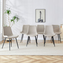 Load image into Gallery viewer, Modern Medieval Style Restaurant Cushioned Chairs With Suede Backrests
