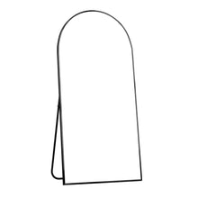 Load image into Gallery viewer, 71" Arch Freestanding Framed Full Length Mirror - Black
