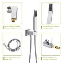 Load image into Gallery viewer, Dual Shower Head System With Ceiling Mount And Rough In Valve
