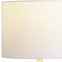 Load image into Gallery viewer, Novelty Table Lamps With Drum Shades (Set of 2) - White / Clear
