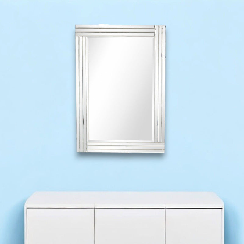 42" Framed Accent Mirror - Clear