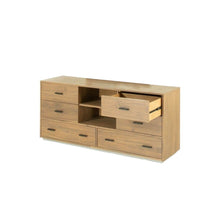 Load image into Gallery viewer, Six Drawer Combo Dresser - Walnut
