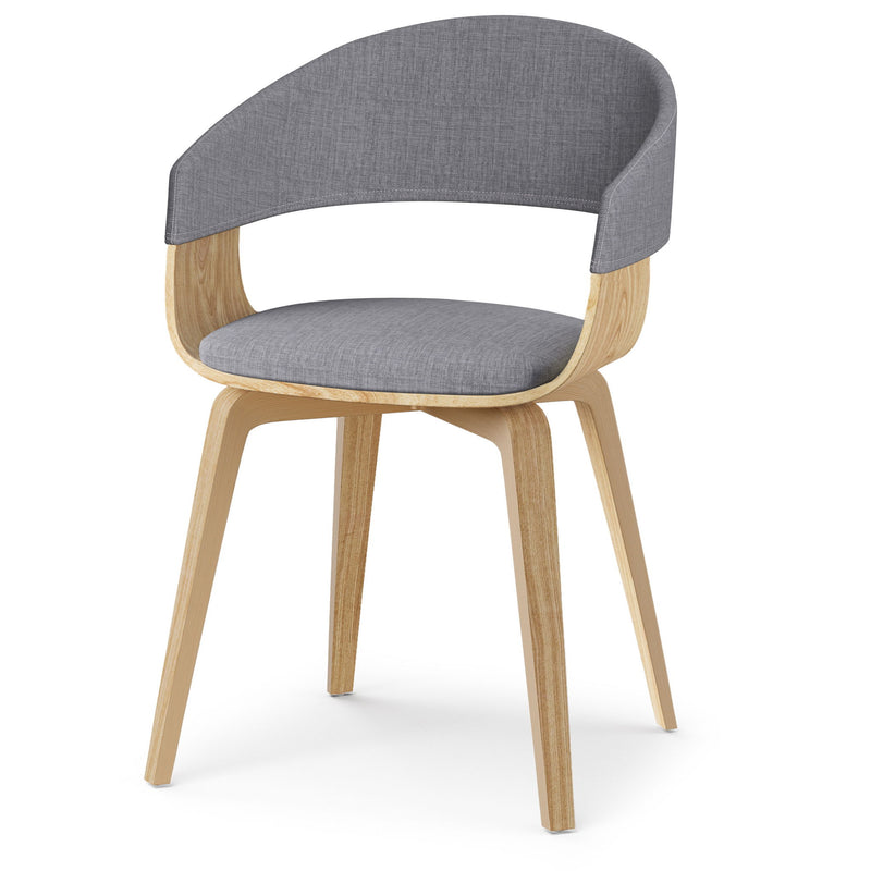 Wood Dining Parsons Chair - Gray / Brown