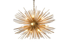 Load image into Gallery viewer, Sputnik Twelve Light Metal Chandelier - Gold
