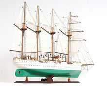 Load image into Gallery viewer, Hand Painted Boat - Green / White
