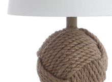 Load image into Gallery viewer, 18" Novelty Table Lamp LED With Globe Shade - Natural
