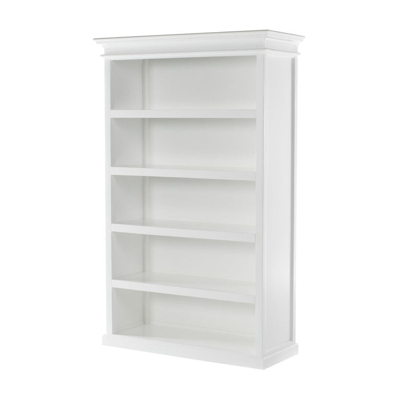 Five Tier Bookcase (523195) - Antiqued White