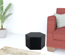 Load image into Gallery viewer, Hexagon End Table With - Black
