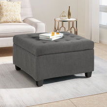 Load image into Gallery viewer, Isabella - Contemporary Ottoman With Storage
