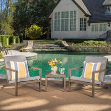 Load image into Gallery viewer, Celestaria - 3 Piece Outdoor Chat Set With Adirondack Chairs, Cushions And Side Table
