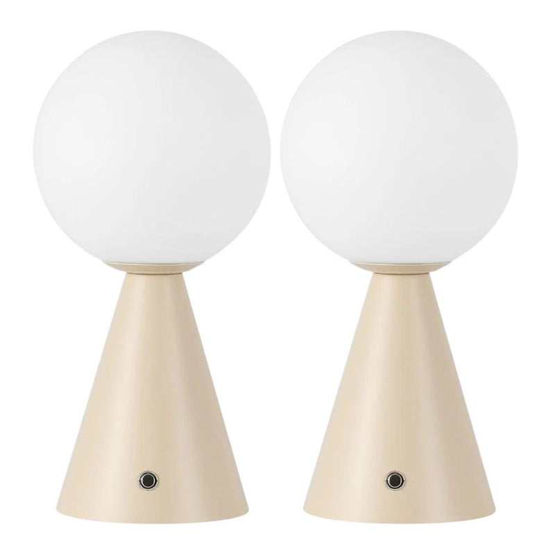 Lighthouse USB Table Lamps (Set of 2) - Almond
