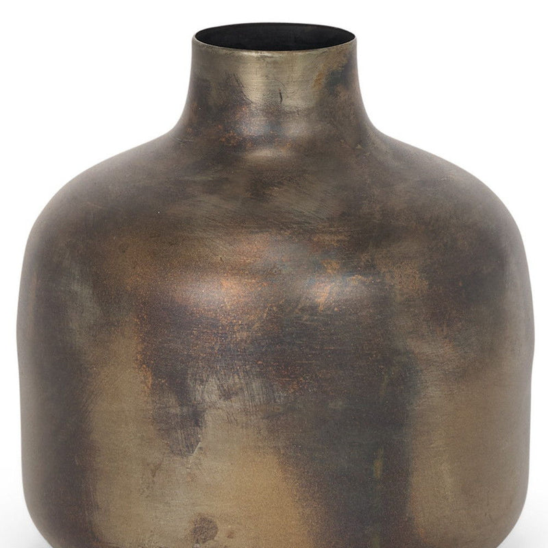 Cylinder Table Vase (608307) - Antiqued Gold